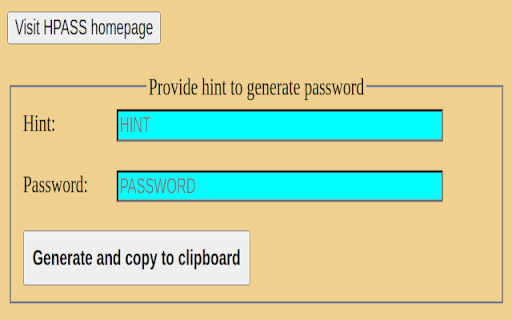 HPASS (BETA)  from Chrome web store to be run with OffiDocs Chromium online