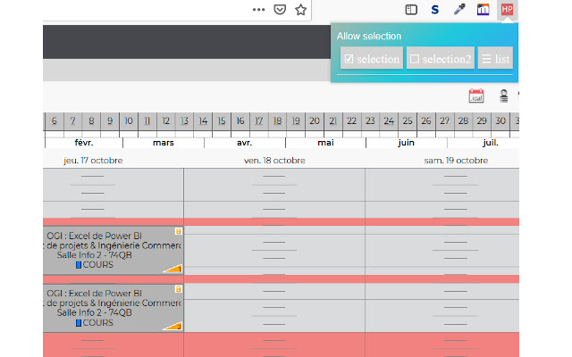 HPselection  from Chrome web store to be run with OffiDocs Chromium online
