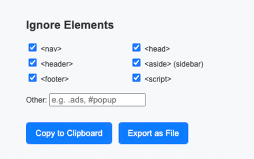 HTML Copy  from Chrome web store to be run with OffiDocs Chromium online
