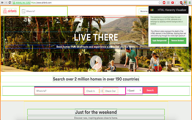 HTML Hierarchy Visualizer từ cửa hàng Chrome trực tuyến sẽ được chạy với OffiDocs Chromium trực tuyến