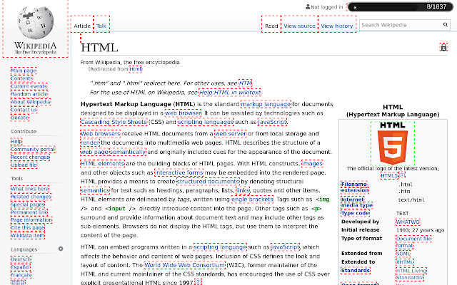 Carian HTML dari kedai web Chrome untuk dijalankan dengan OffiDocs Chromium dalam talian