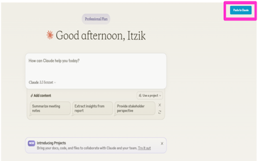 HtmlToClaude  from Chrome web store to be run with OffiDocs Chromium online