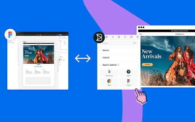 HTML to Figma by Builder.io  from Chrome web store to be run with OffiDocs Chromium online