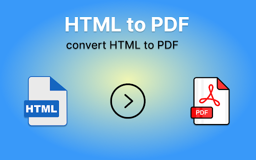HTML to PDF  from Chrome web store to be run with OffiDocs Chromium online