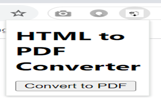 HTML to PDF Converter  from Chrome web store to be run with OffiDocs Chromium online