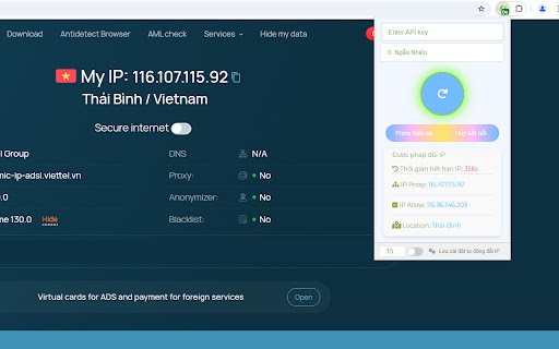 HTTP DNS  from Chrome web store to be run with OffiDocs Chromium online