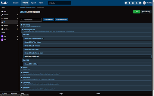 Hudu+  from Chrome web store to be run with OffiDocs Chromium online