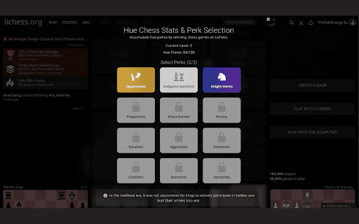Hue Chess  from Chrome web store to be run with OffiDocs Chromium online