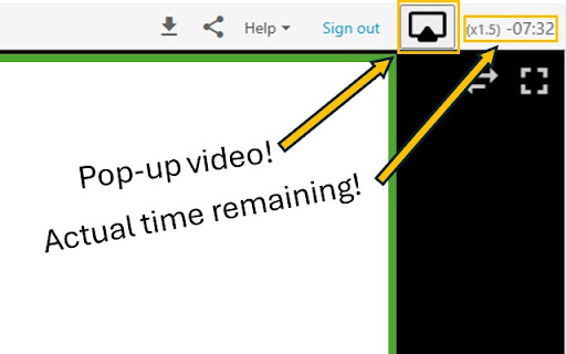 HUJI Panopto Tools  from Chrome web store to be run with OffiDocs Chromium online