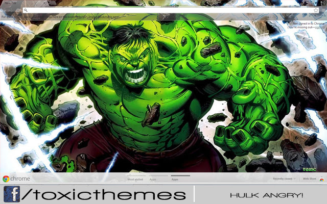 Hulk Angry  from Chrome web store to be run with OffiDocs Chromium online