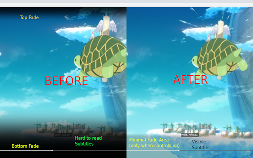 Hulu Fade Eliminator  from Chrome web store to be run with OffiDocs Chromium online