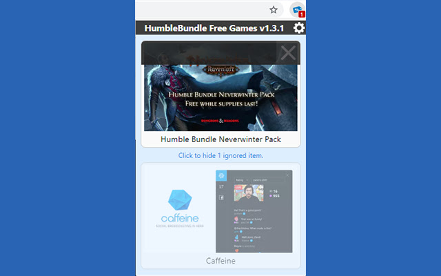 HumbleBundle Free Games  from Chrome web store to be run with OffiDocs Chromium online