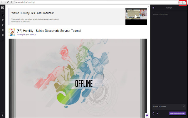 Humility  from Chrome web store to be run with OffiDocs Chromium online
