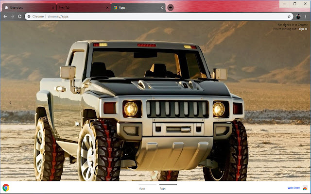 Hummer H3 Monster Muscle Super Car  from Chrome web store to be run with OffiDocs Chromium online