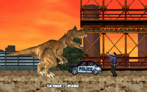 Hungry dinosaur simulator game  from Chrome web store to be run with OffiDocs Chromium online