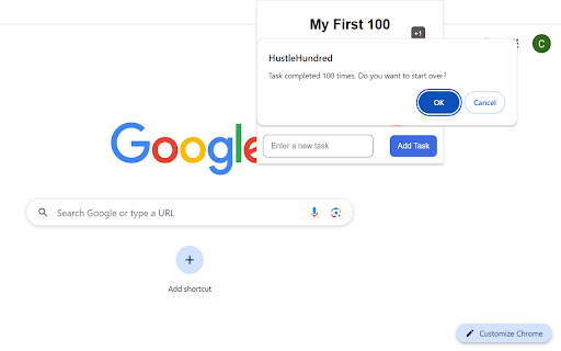 HustleHundred  from Chrome web store to be run with OffiDocs Chromium online