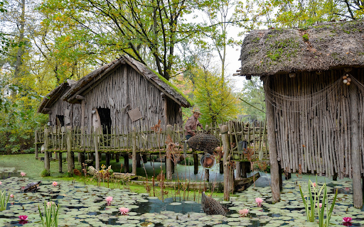 Hut by the river  from Chrome web store to be run with OffiDocs Chromium online