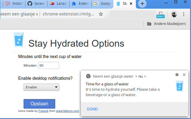 Hydrate yourself  from Chrome web store to be run with OffiDocs Chromium online