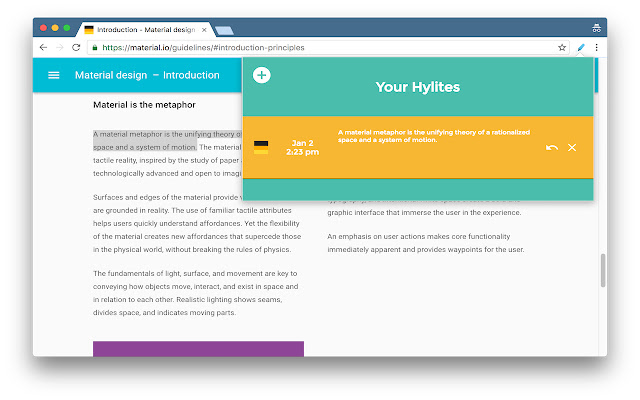 Hyliter  from Chrome web store to be run with OffiDocs Chromium online