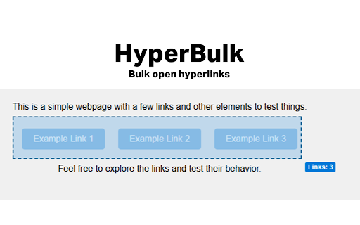 HyperBulk  from Chrome web store to be run with OffiDocs Chromium online