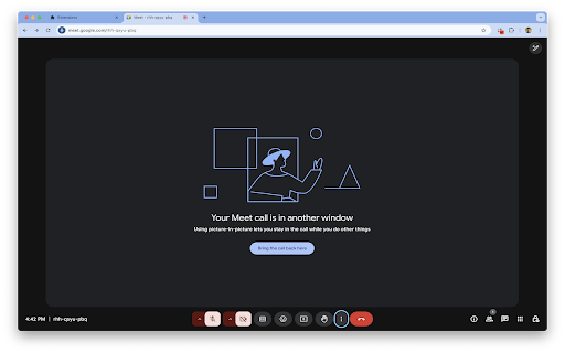 Hyper Meet Mute  from Chrome web store to be run with OffiDocs Chromium online