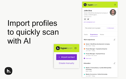 Hyperscan  from Chrome web store to be run with OffiDocs Chromium online
