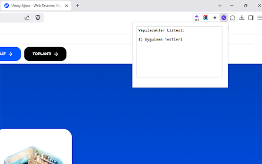 Hızlı Not Defteri  from Chrome web store to be run with OffiDocs Chromium online