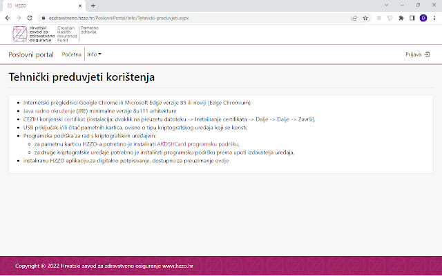HZZO proširenje za digitalno potpisivanje  from Chrome web store to be run with OffiDocs Chromium online