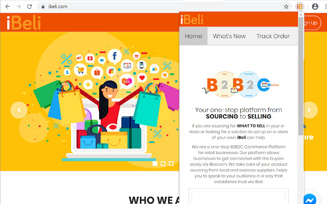 iBeli : Assistant  from Chrome web store to be run with OffiDocs Chromium online