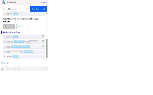 IBM UIAgent  from Chrome web store to be run with OffiDocs Chromium online