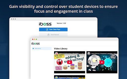 iboss Classroom Management for Students  from Chrome web store to be run with OffiDocs Chromium online