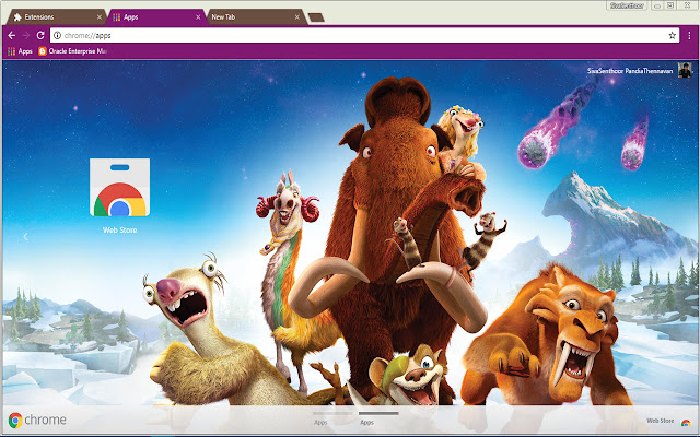 Ice Age Mamoth Elephant Lion  from Chrome web store to be run with OffiDocs Chromium online