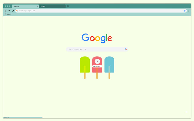 Ice cream minimalism  from Chrome web store to be run with OffiDocs Chromium online
