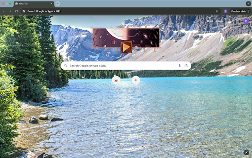 ice mountains and rivers  from Chrome web store to be run with OffiDocs Chromium online