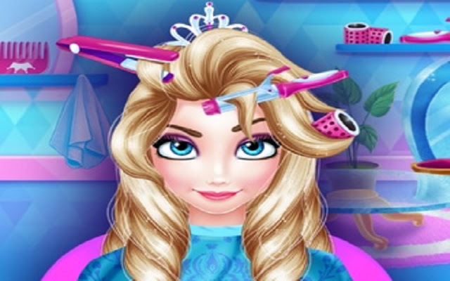 Salon fryzjerski Ice Princess ze sklepu internetowego Chrome do uruchomienia z OffiDocs Chromium online