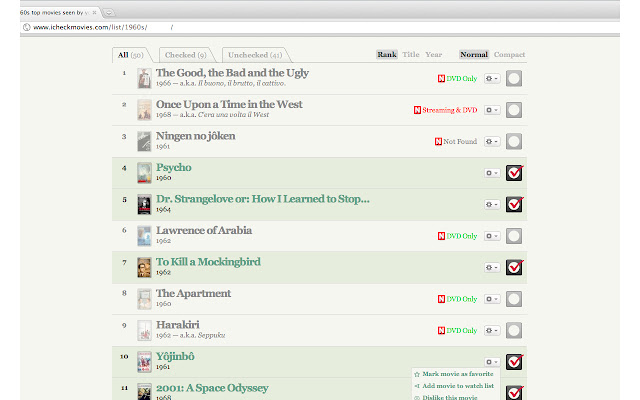 iCheckNetflixPlus  from Chrome web store to be run with OffiDocs Chromium online
