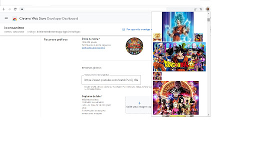 iconsanime  from Chrome web store to be run with OffiDocs Chromium online