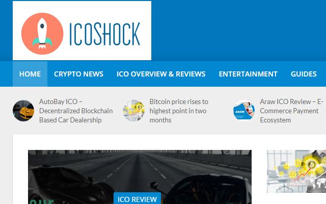 ICOshock News  from Chrome web store to be run with OffiDocs Chromium online