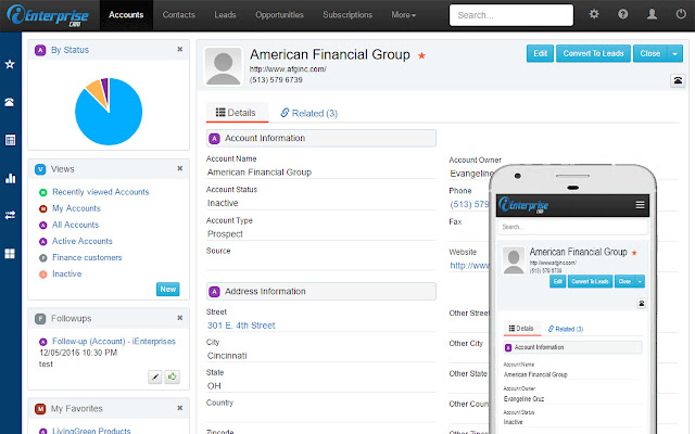 i CRM for LinkedIn  from Chrome web store to be run with OffiDocs Chromium online