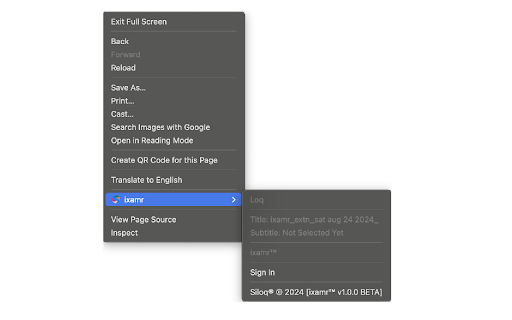 iexamr  from Chrome web store to be run with OffiDocs Chromium online