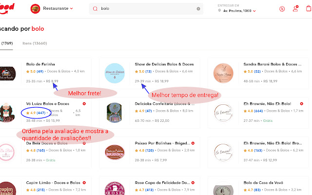 iFood Plus  from Chrome web store to be run with OffiDocs Chromium online