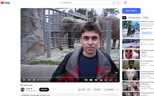 iframe player  from Chrome web store to be run with OffiDocs Chromium online