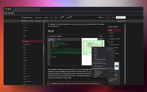 Iframe QuickLink Open Iframe URLs in a New Tab  from Chrome web store to be run with OffiDocs Chromium online