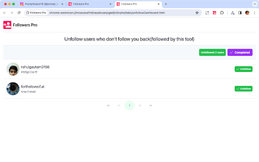 IG Auto Follow  from Chrome web store to be run with OffiDocs Chromium online