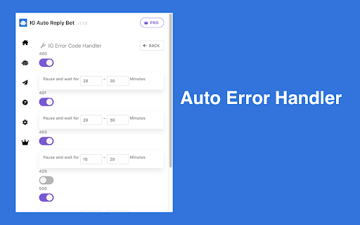 IGAutoReplyBot DM Auto Reply Bot for IG  from Chrome web store to be run with OffiDocs Chromium online