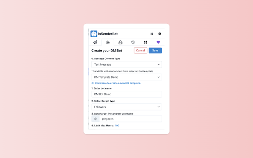 IG Messages Bot  from Chrome web store to be run with OffiDocs Chromium online