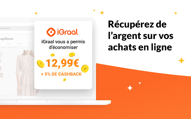 iGRAAL: Cashback  deals  from Chrome web store to be run with OffiDocs Chromium online