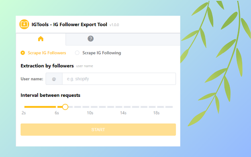 IGTools IG Follower Export Tool  from Chrome web store to be run with OffiDocs Chromium online