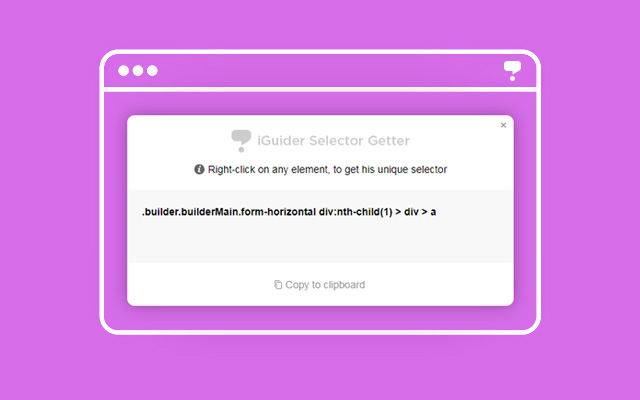 iGuider Selector Getter  from Chrome web store to be run with OffiDocs Chromium online