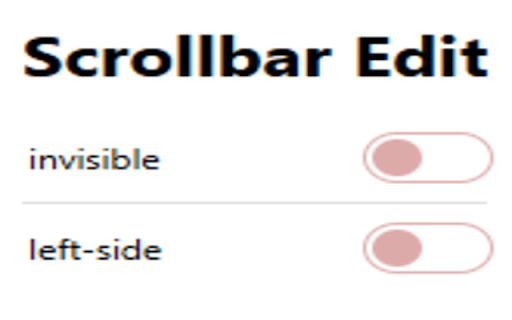i hate scroll bar  from Chrome web store to be run with OffiDocs Chromium online
